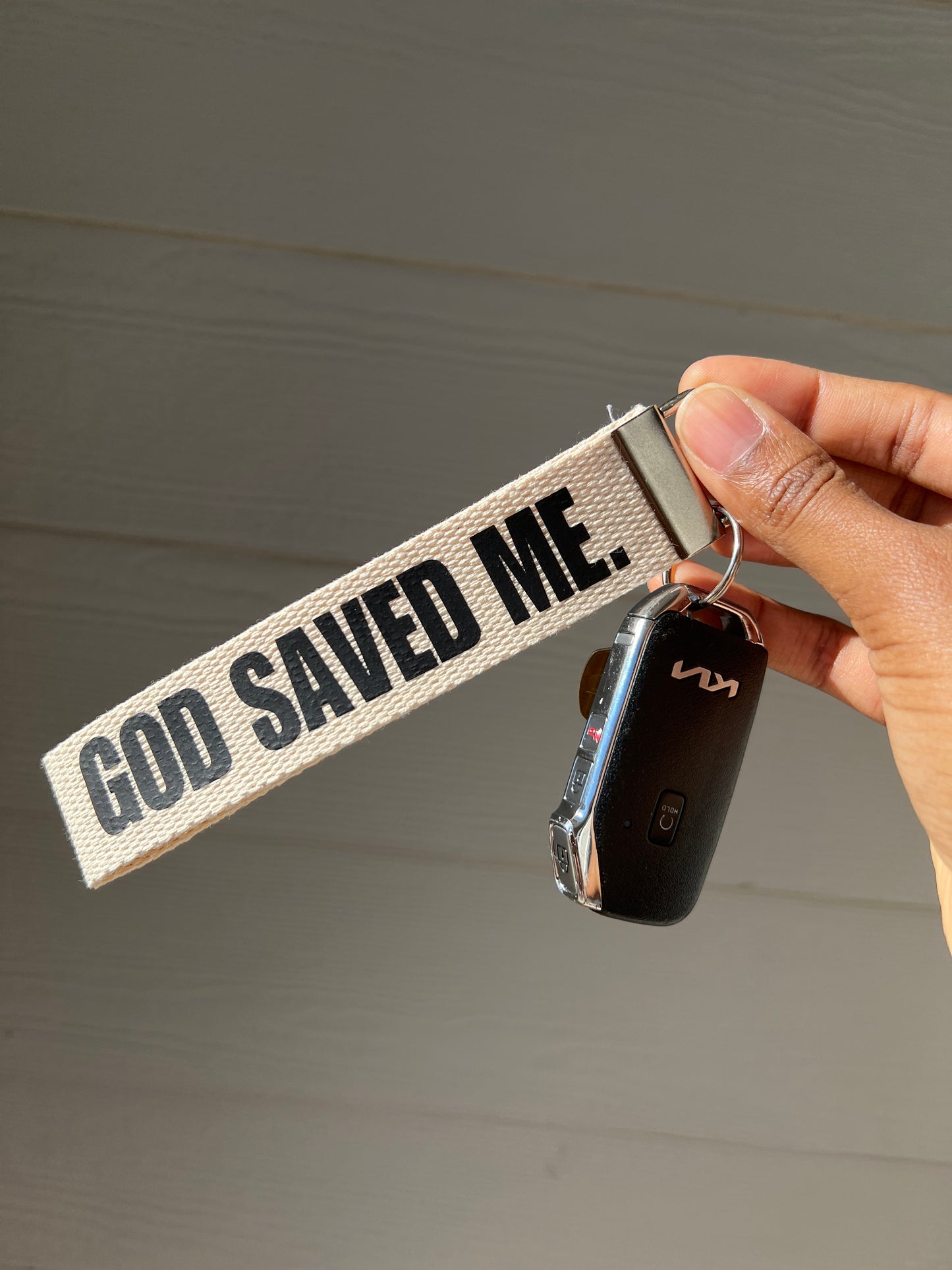 God Saved Me Christian Wristlet