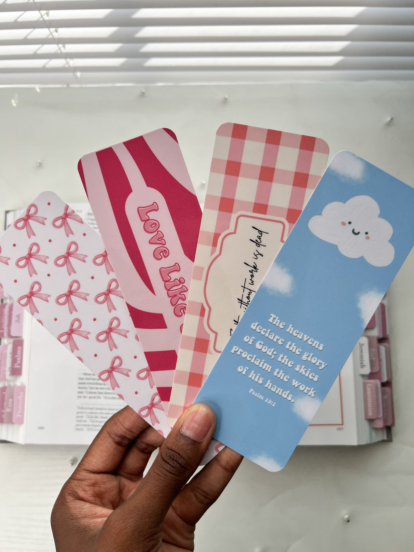 Christian Girlie Bookmark Set
