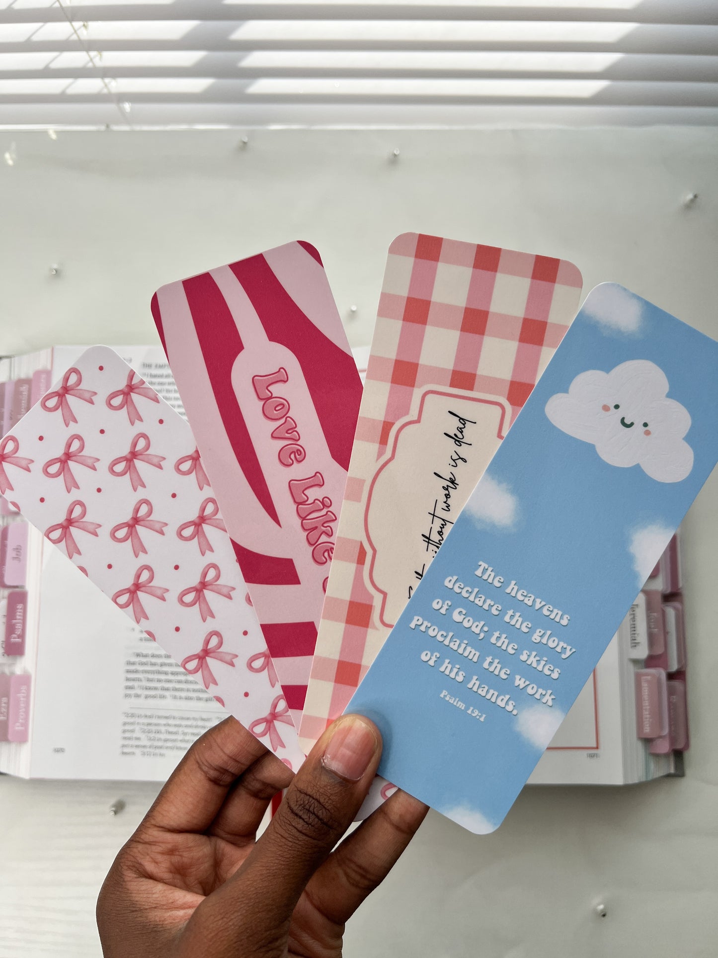Christian Girlie Bookmark Set