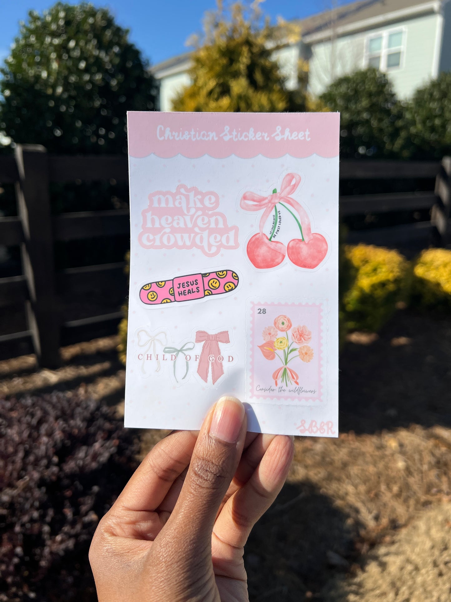 Christian Loved Us Sticker Sheet