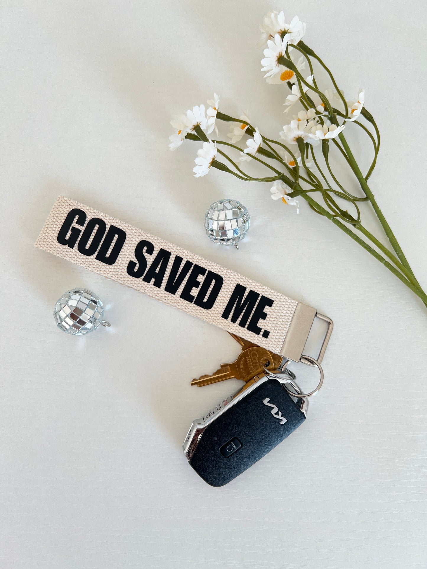 God Saved Me Christian Wristlet