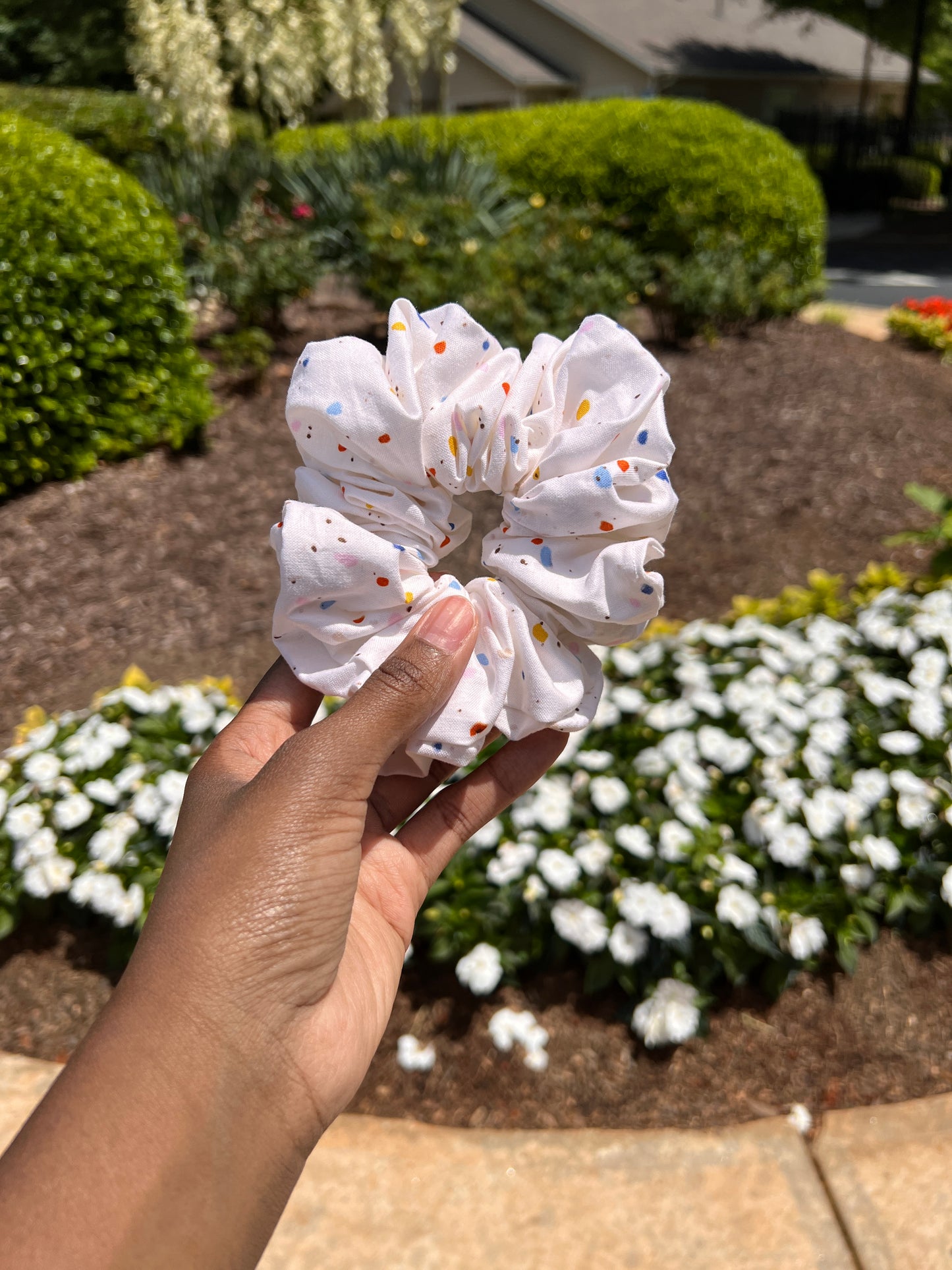 Polka Scrunchie