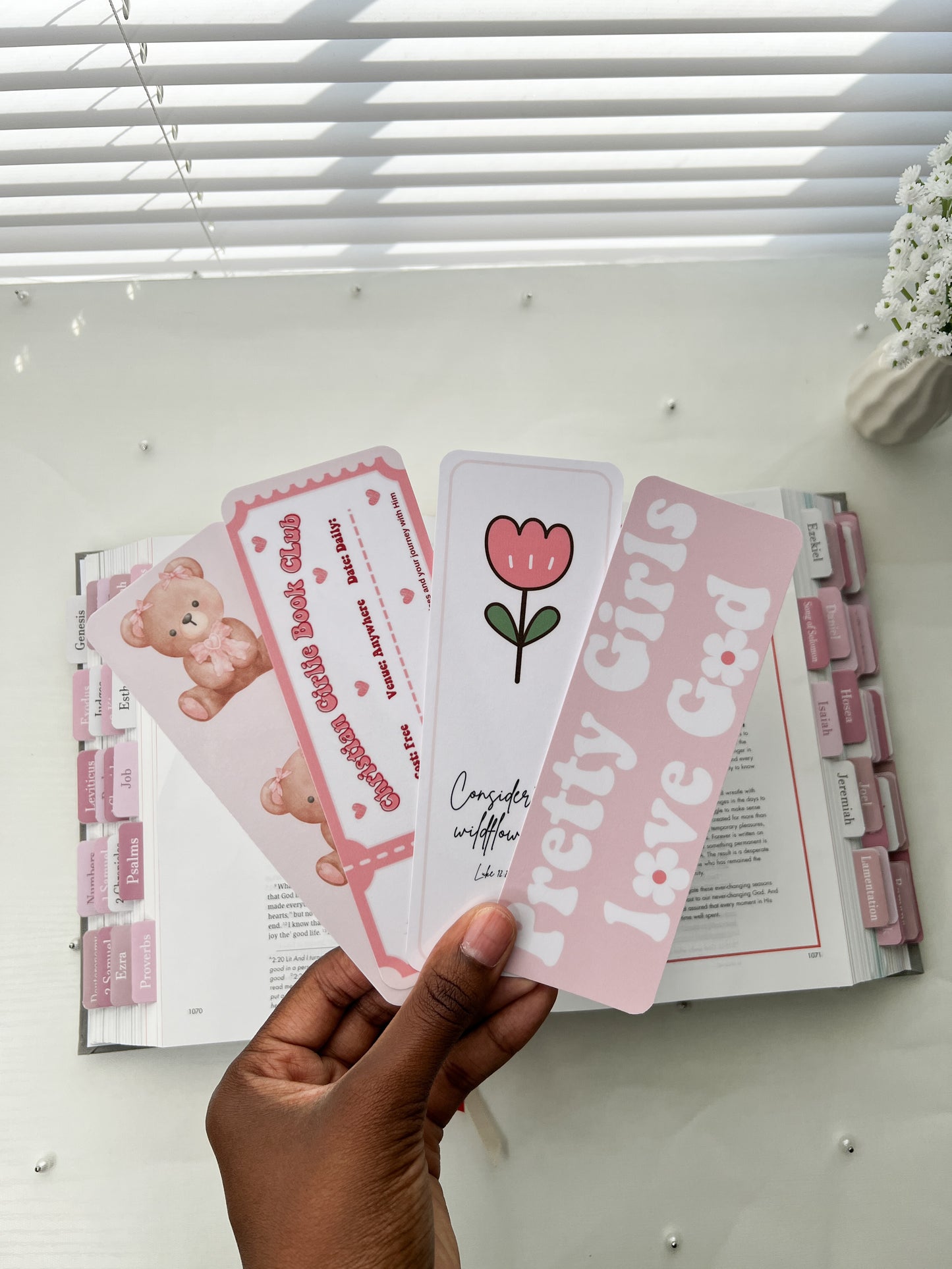 Christian Coquette Girlie Bookmark Set