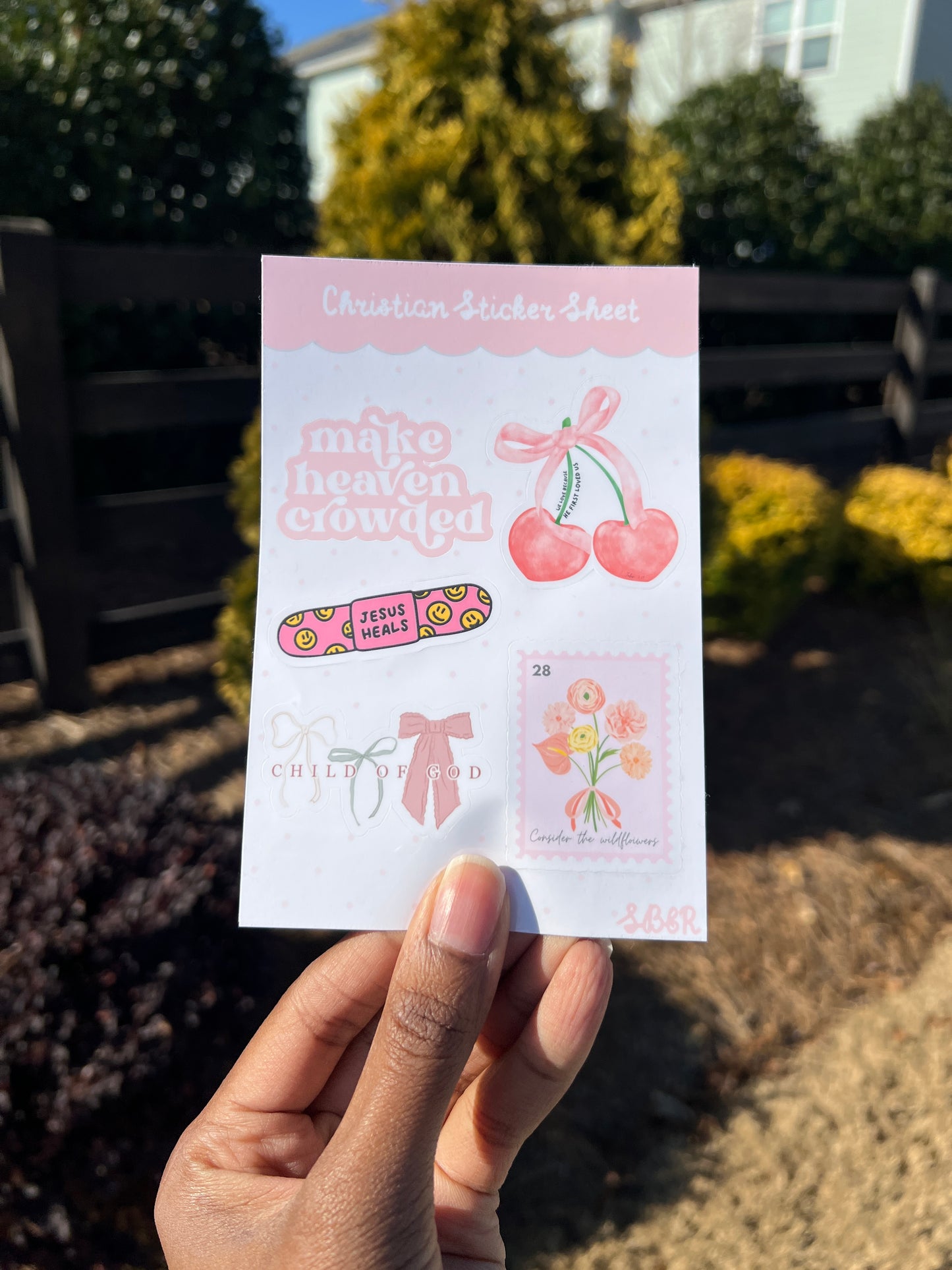 Christian Loved Us Sticker Sheet