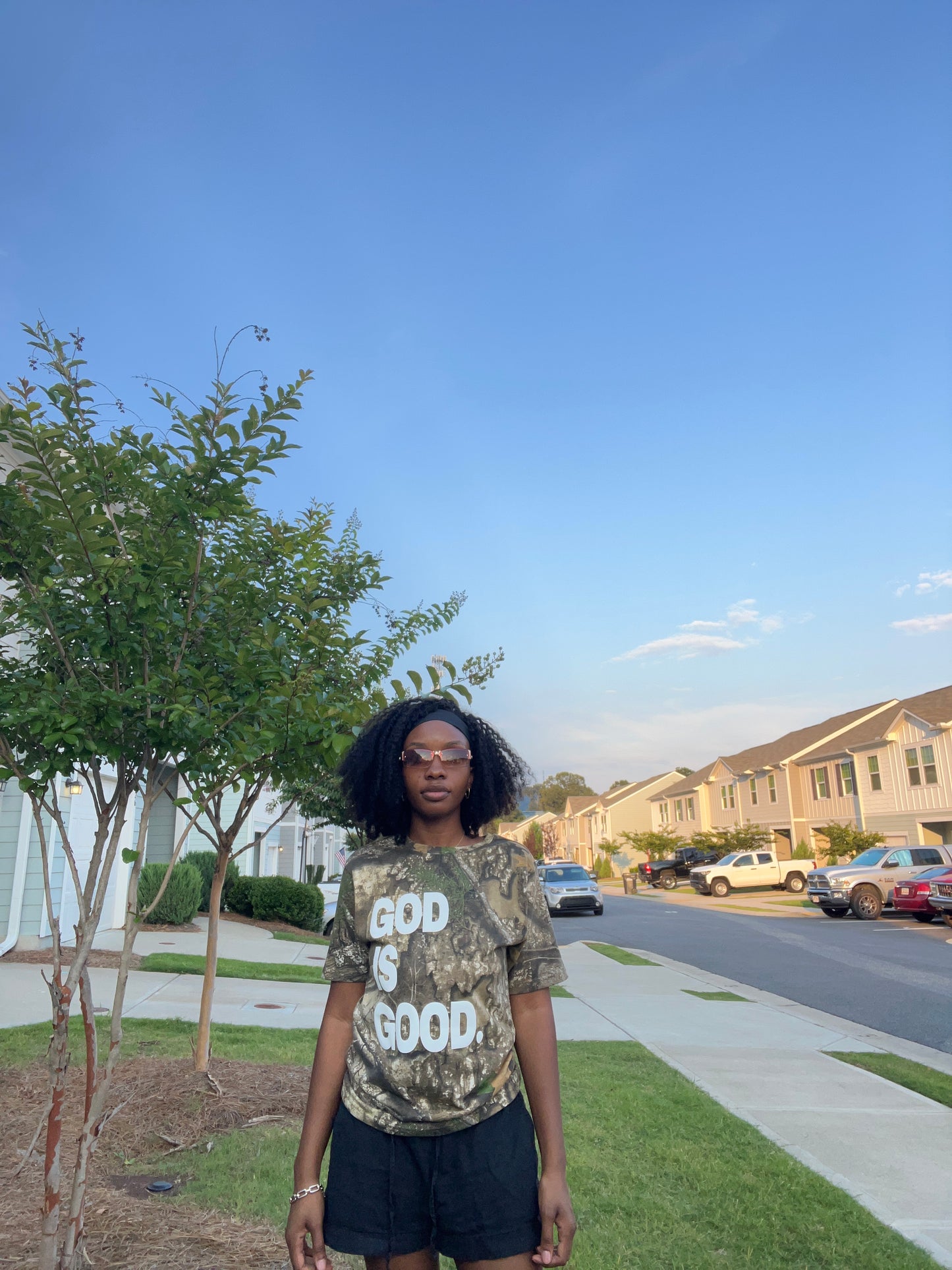 GOD IS GOOD Christian Camo Realtree T-Shirt