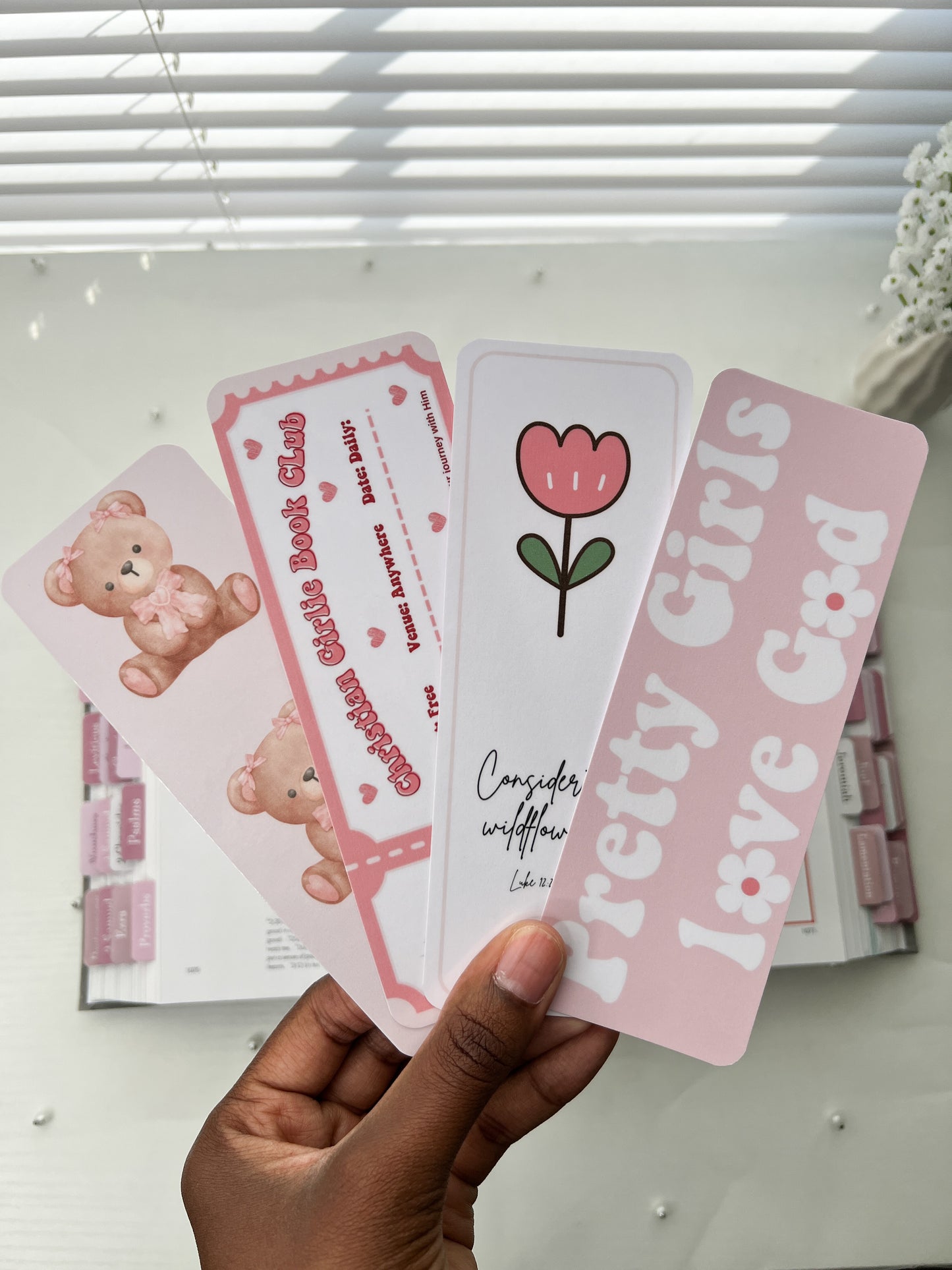 Christian Coquette Girlie Bookmark Set