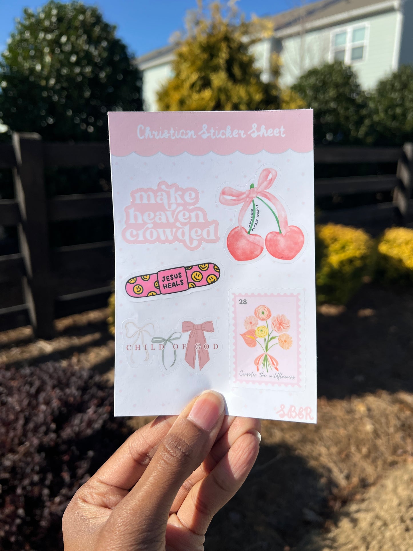 Christian Loved Us Sticker Sheet