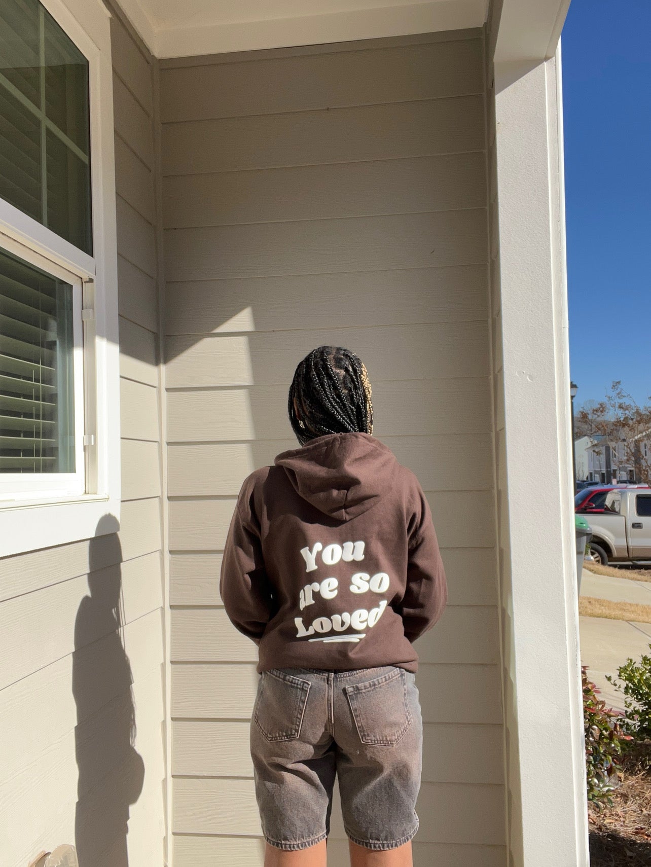 Brown John 3:16 Zip Up Hoodie