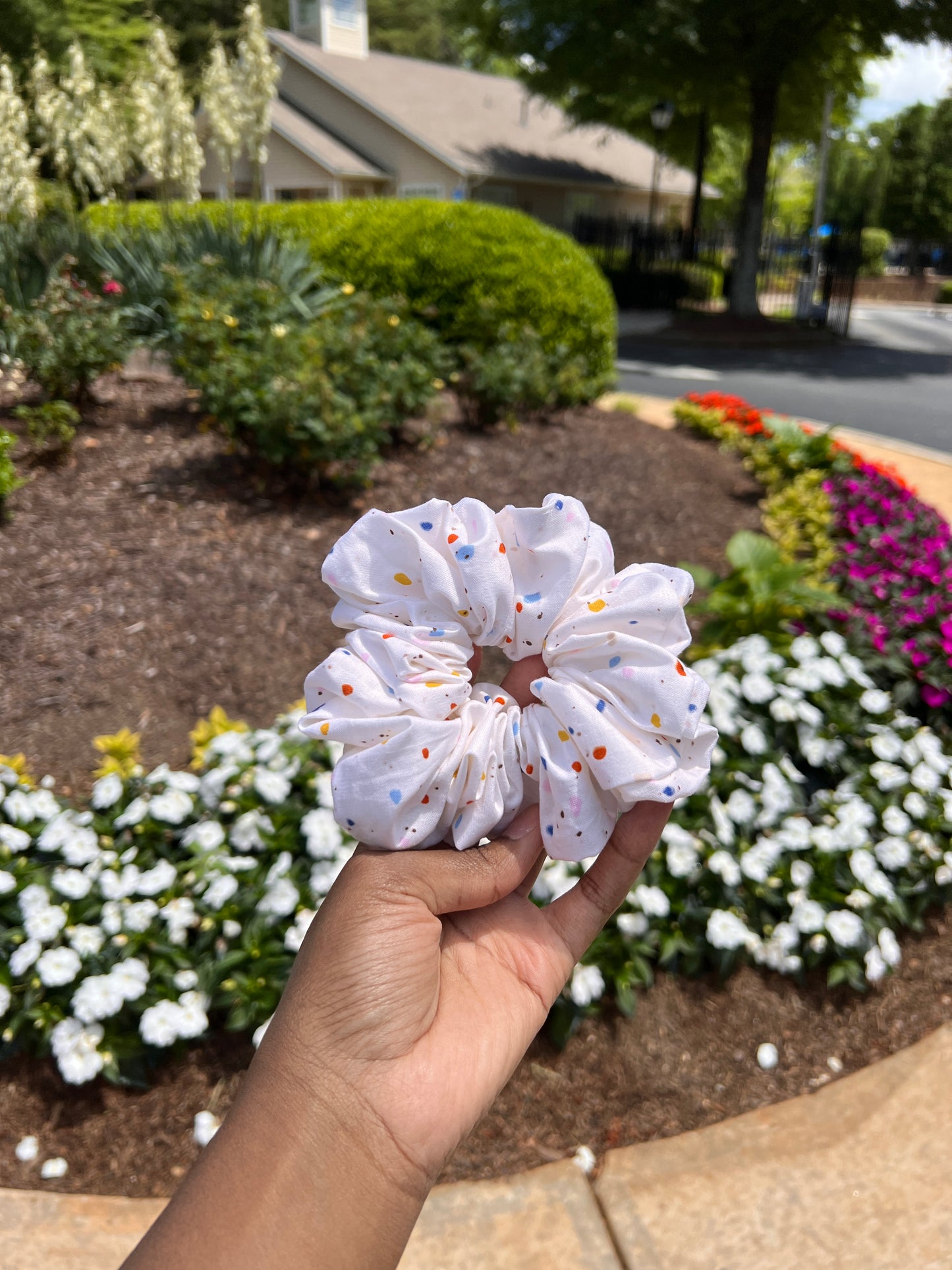 Polka Scrunchie