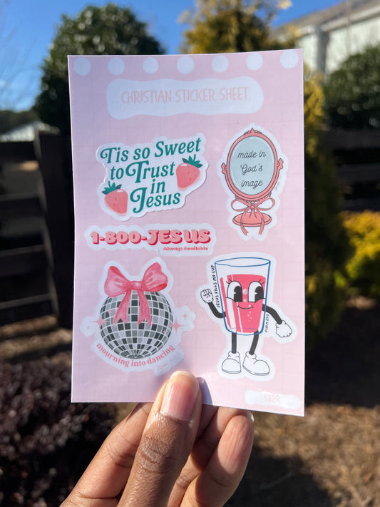 Christian Joyous Sticker Sheet