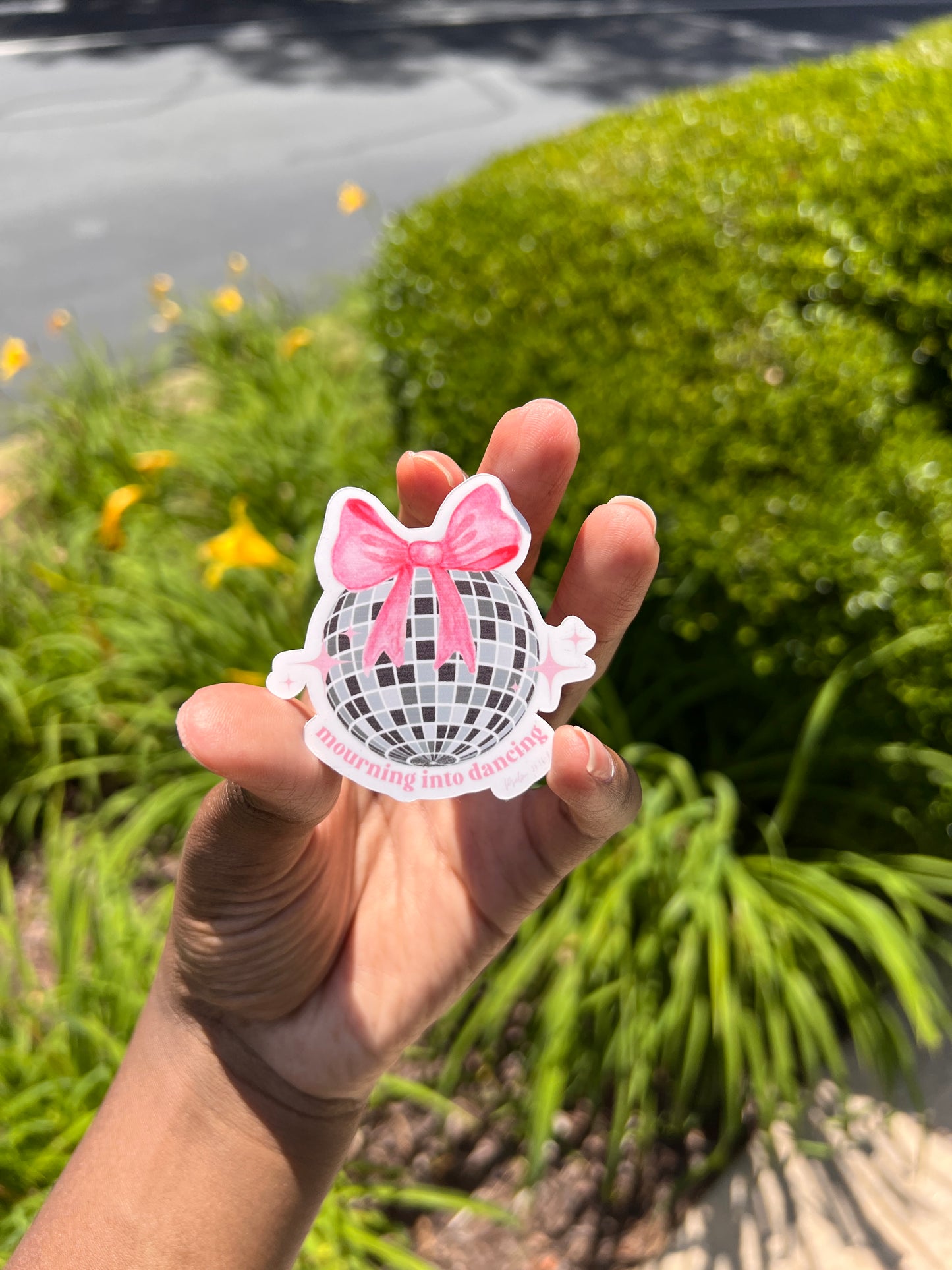Mourning into dancing Sticker