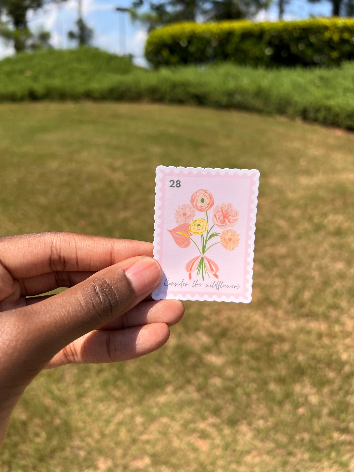 Consider the Wildflowers Sticker