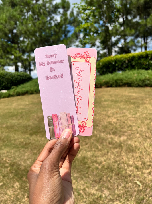 Bookish Girlie Bookmark Set Or Individual Bookmarks Girlie bookmarks aesthetic Bookmark soft girl era gifts for book lovers