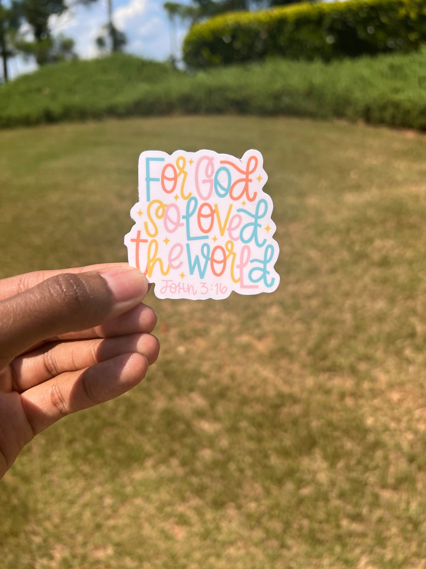 Loved the World Sticker