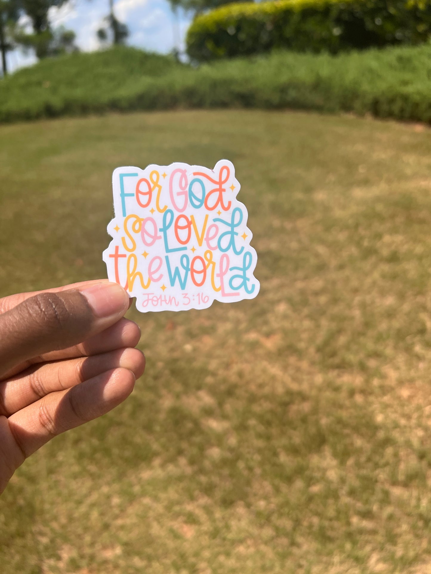 Loved the World Sticker