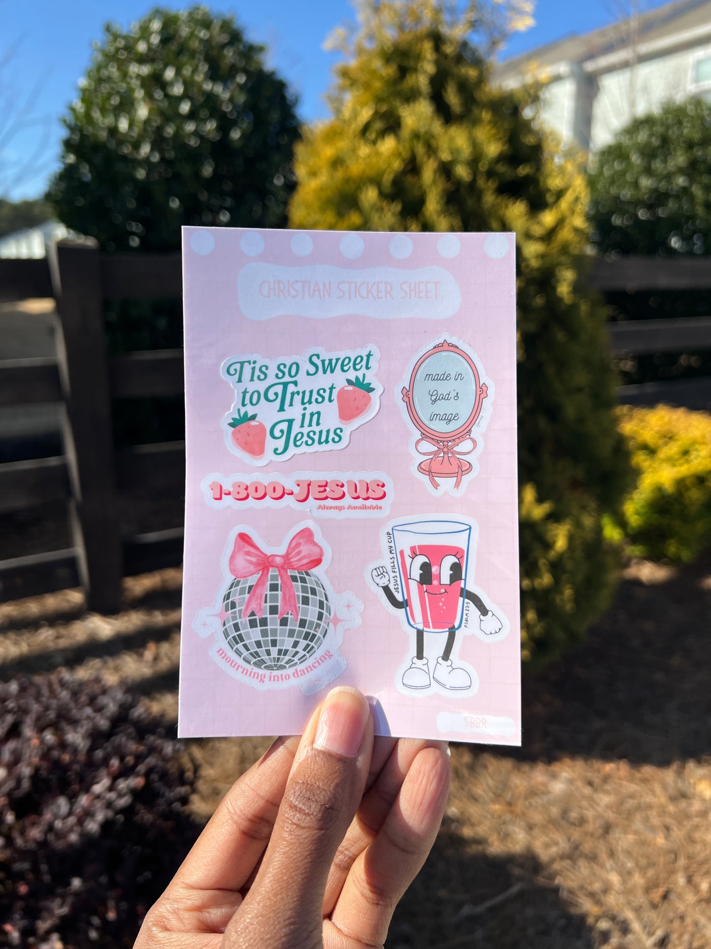 Christian Joyous Sticker Sheet