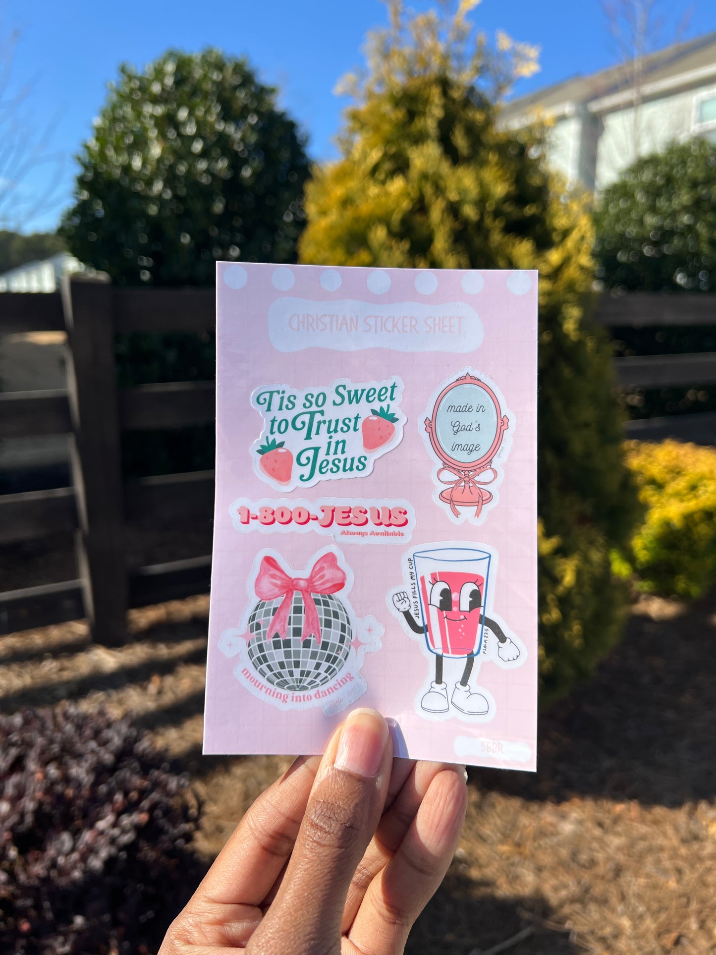 Christian Joyous Sticker Sheet