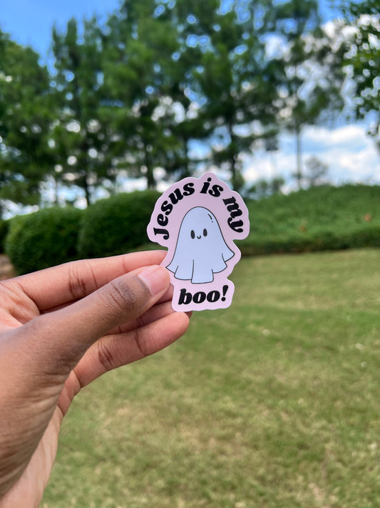 Jesus is my boo Sticker bible verse Sticker Cute Christian sticker Bible sticker Christian sticker Faith sticker Inspirational sticker