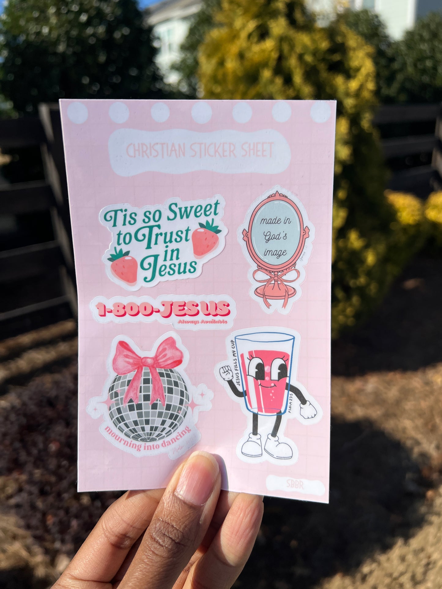 Christian Joyous Sticker Sheet