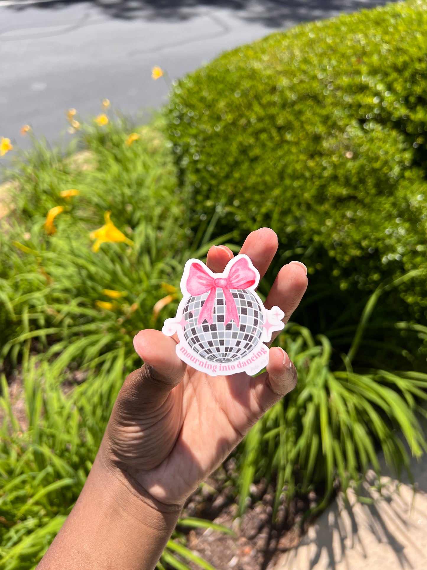 Mourning into dancing Sticker