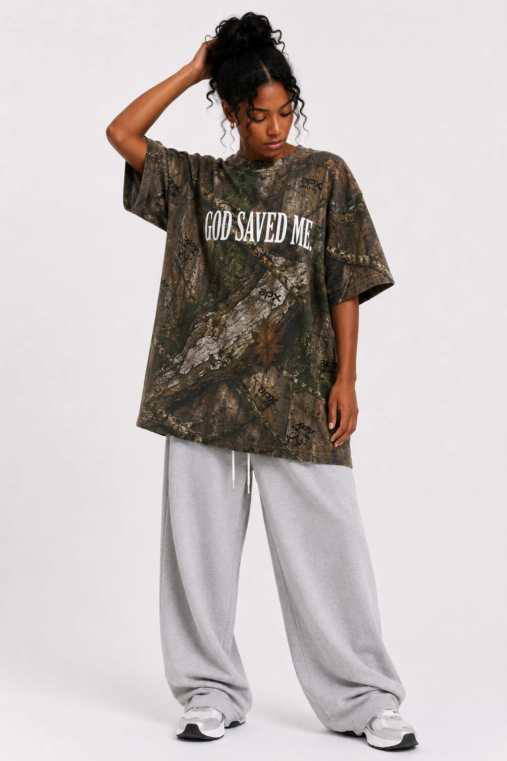 GOD SAVED ME Christian Camo Realtree T-Shirt