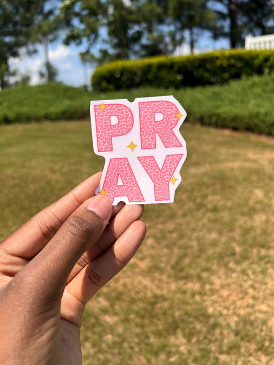 PRAY Sticker