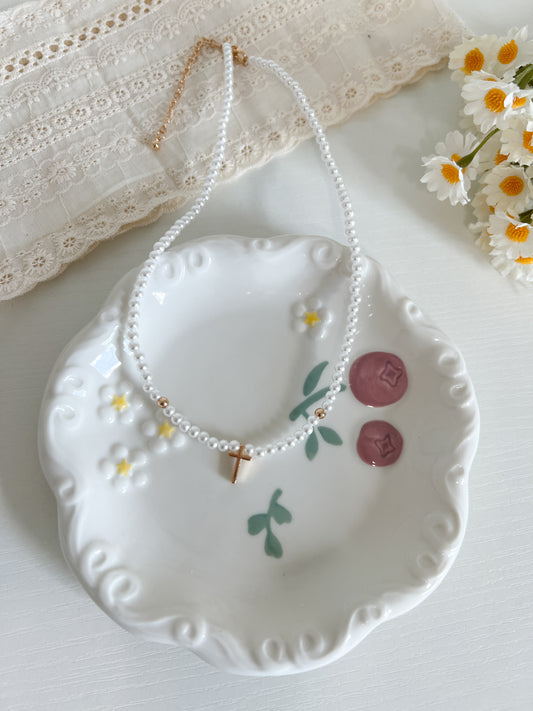 Coquette Cross Necklace