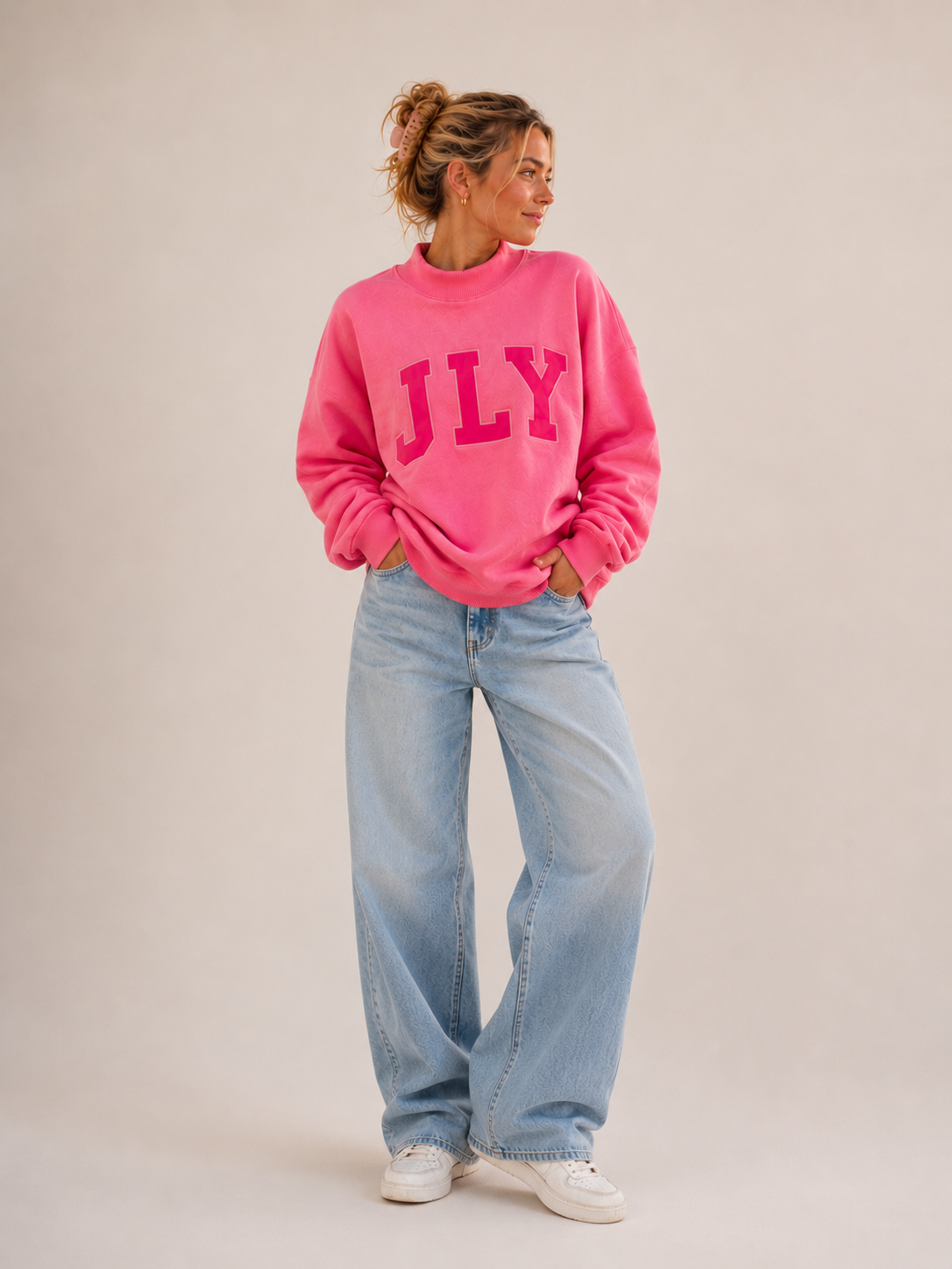 JLY Mockneck Sweatshirt: Christian Faith Clothing