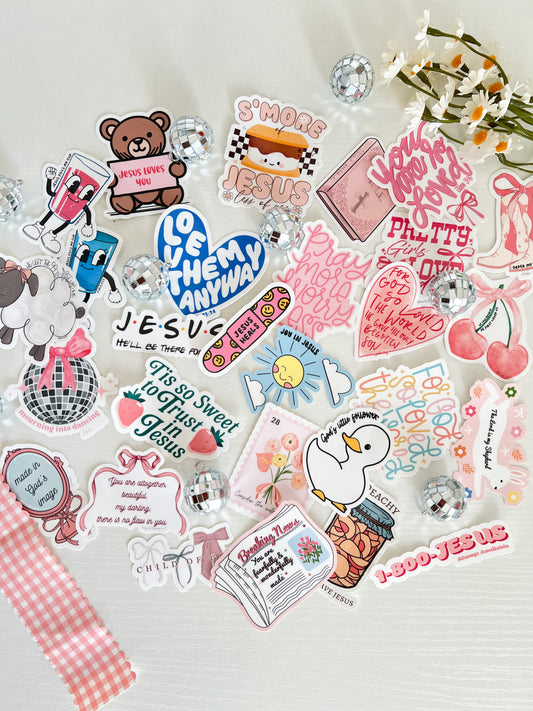 Build Your Own Christian Sticker Pack
