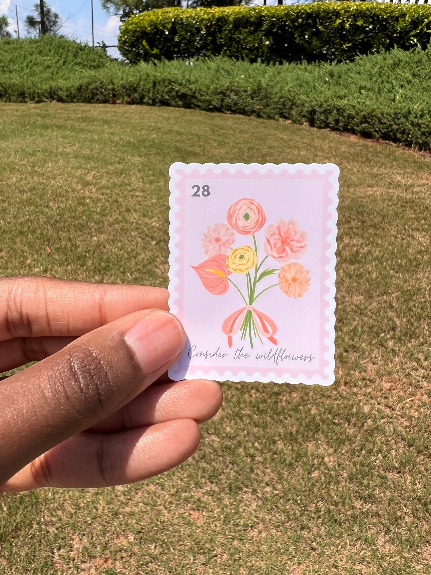 Consider the Wildflowers Sticker