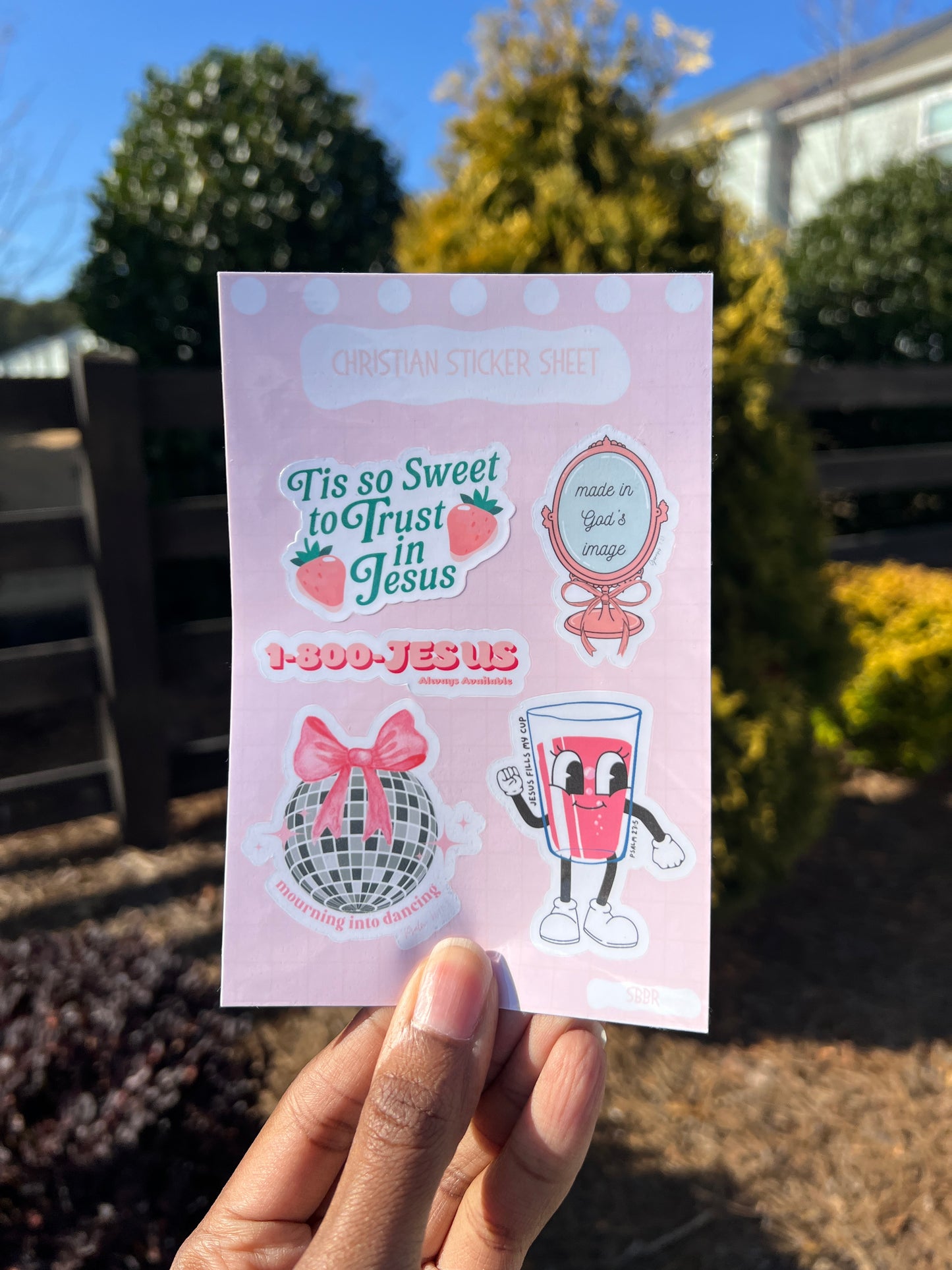 Christian Joyous Sticker Sheet